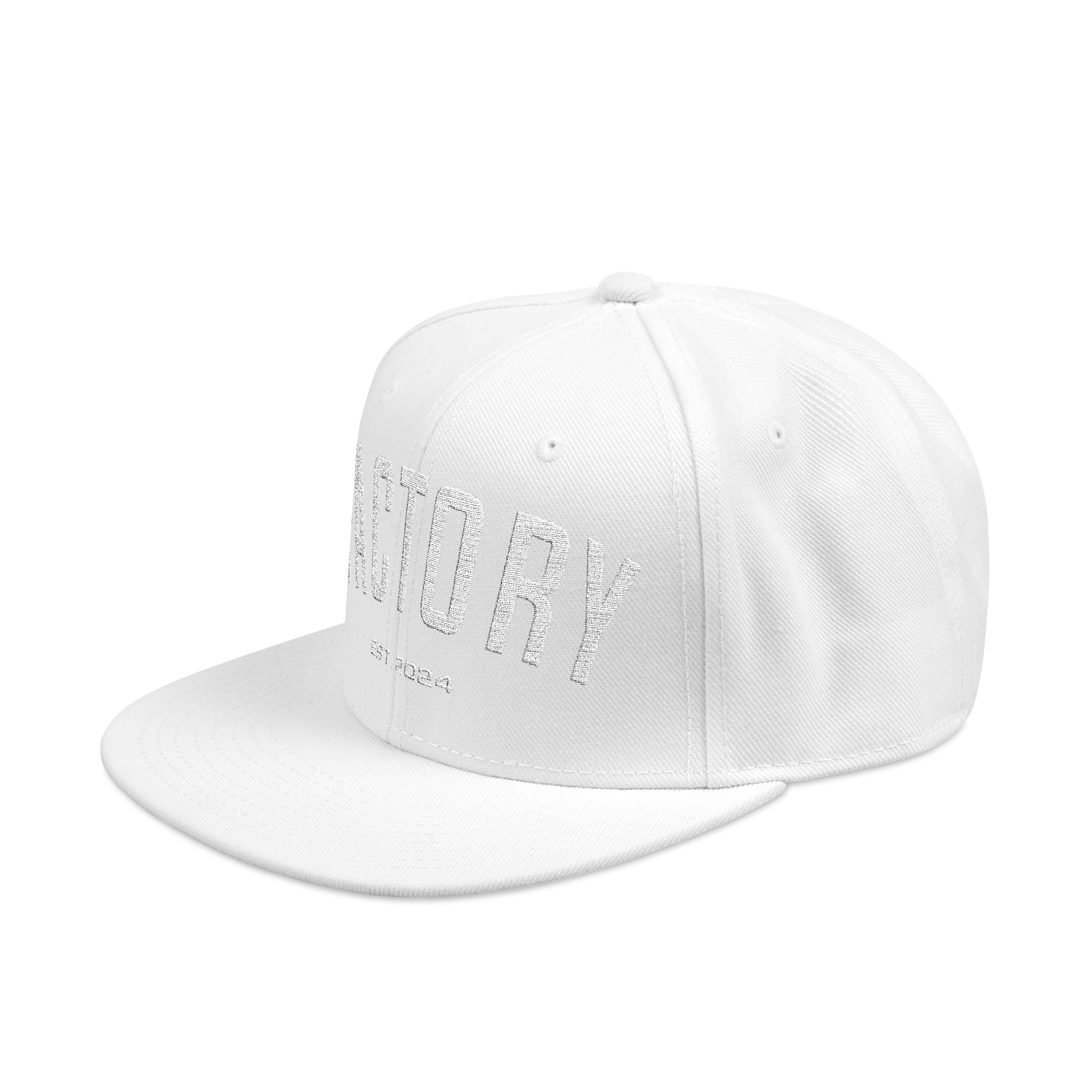Factory Bold Snapback- White