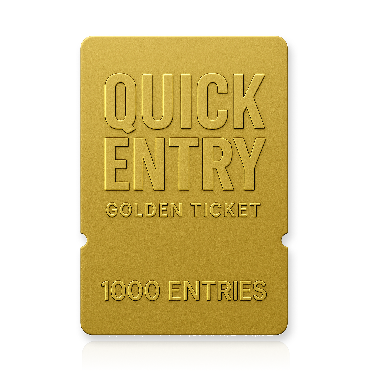 1 Golden Ticket