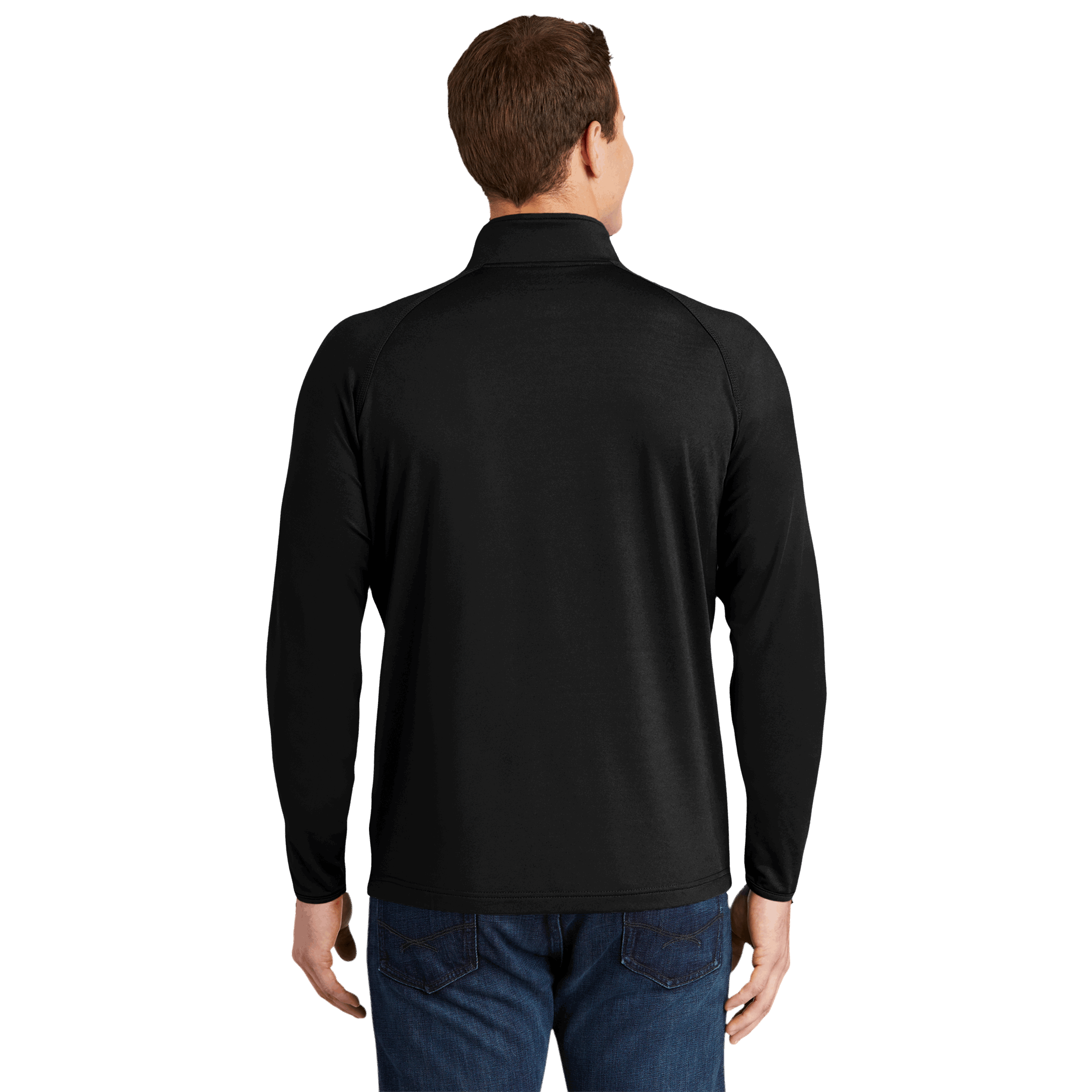 Mens Quarter-Zip Sport Pullover