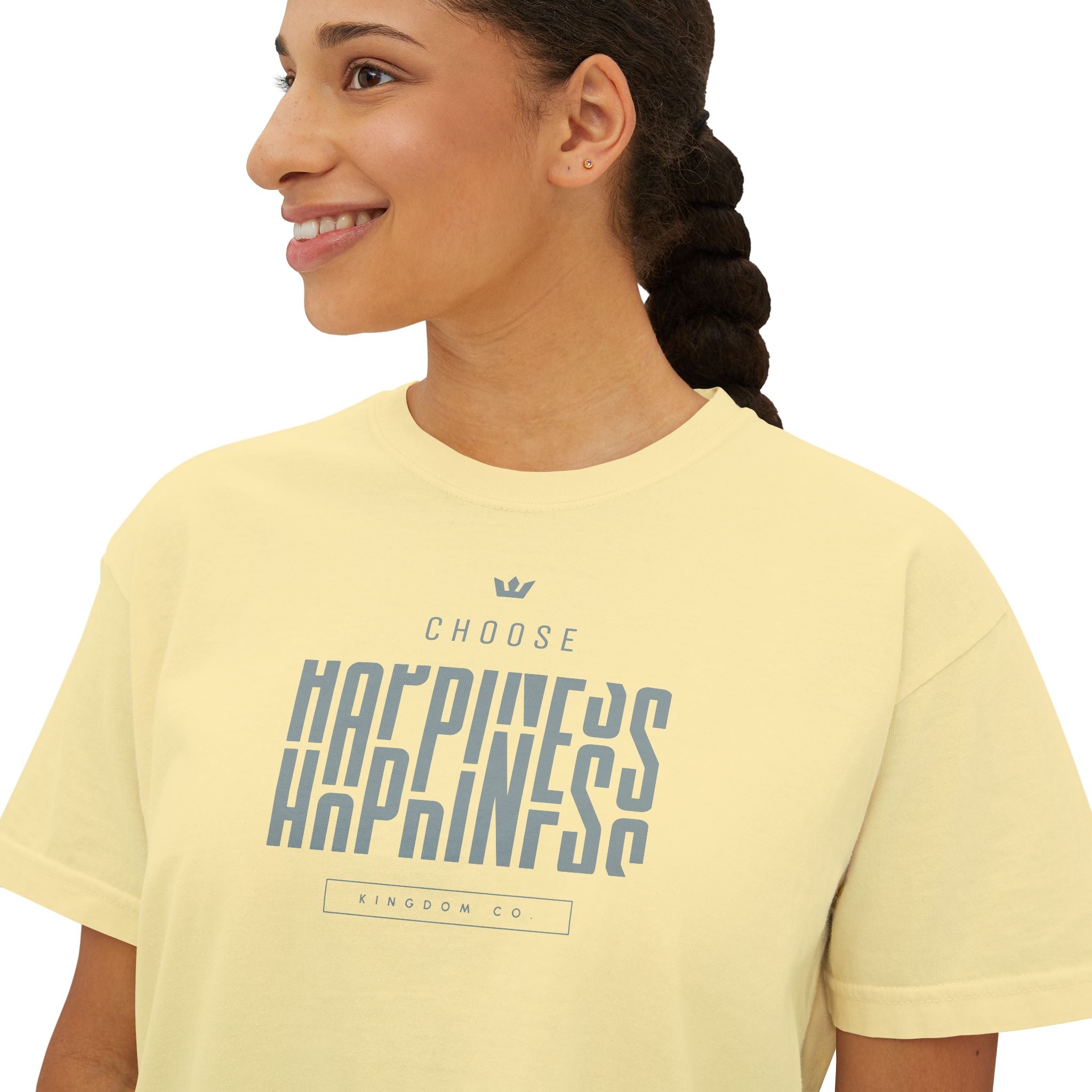 Choose Happiness Women's Boxy Tee