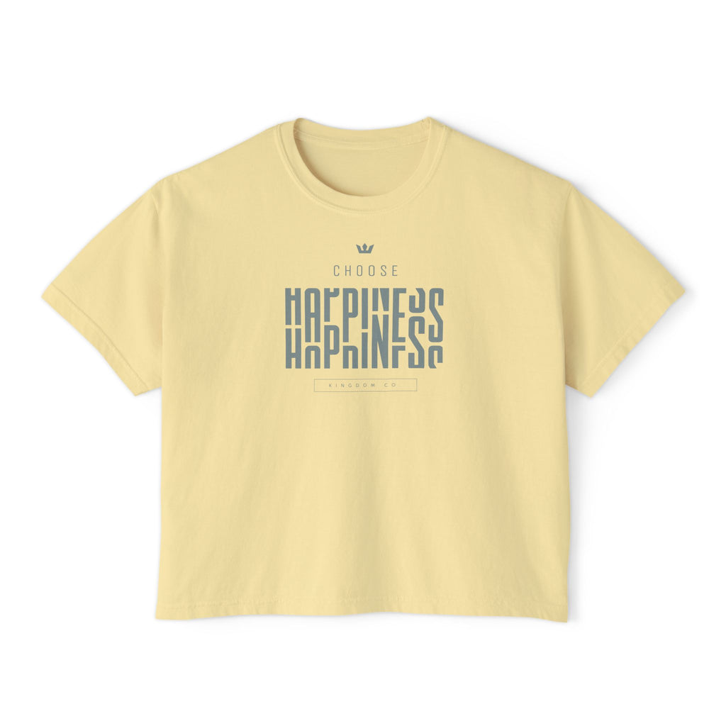 Choose Happiness Women's Boxy Tee