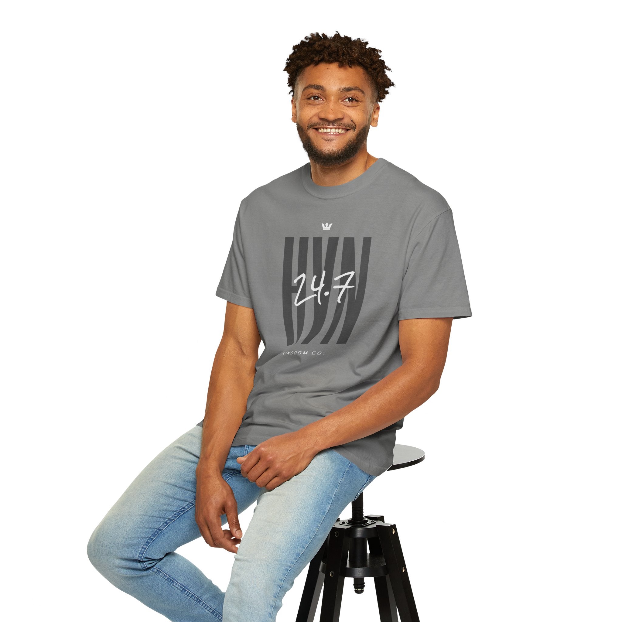 HVN 24.7 Mens Dark Tee