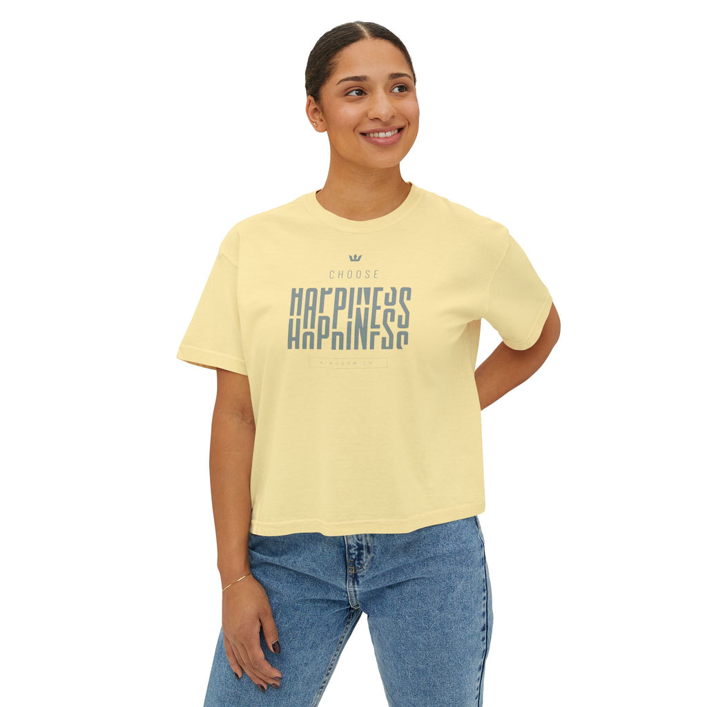 Choose Happiness Women's Boxy Tee