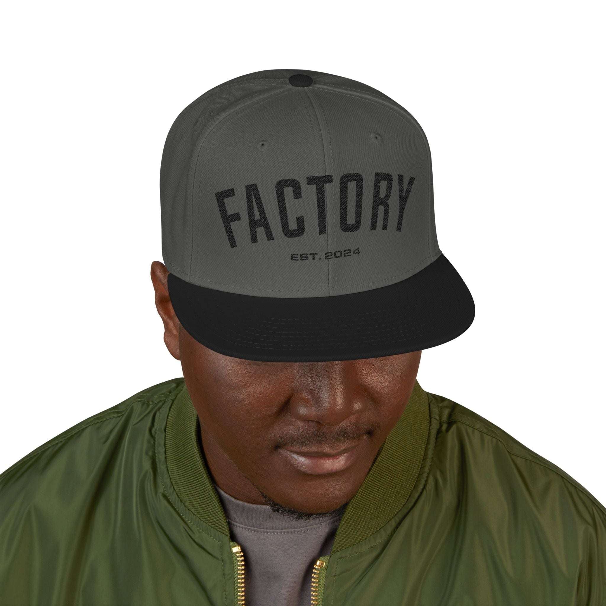 Factory Bold Snapback-Gray