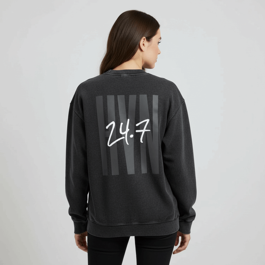 Drop Shoulder Crewneck Sweatshirt