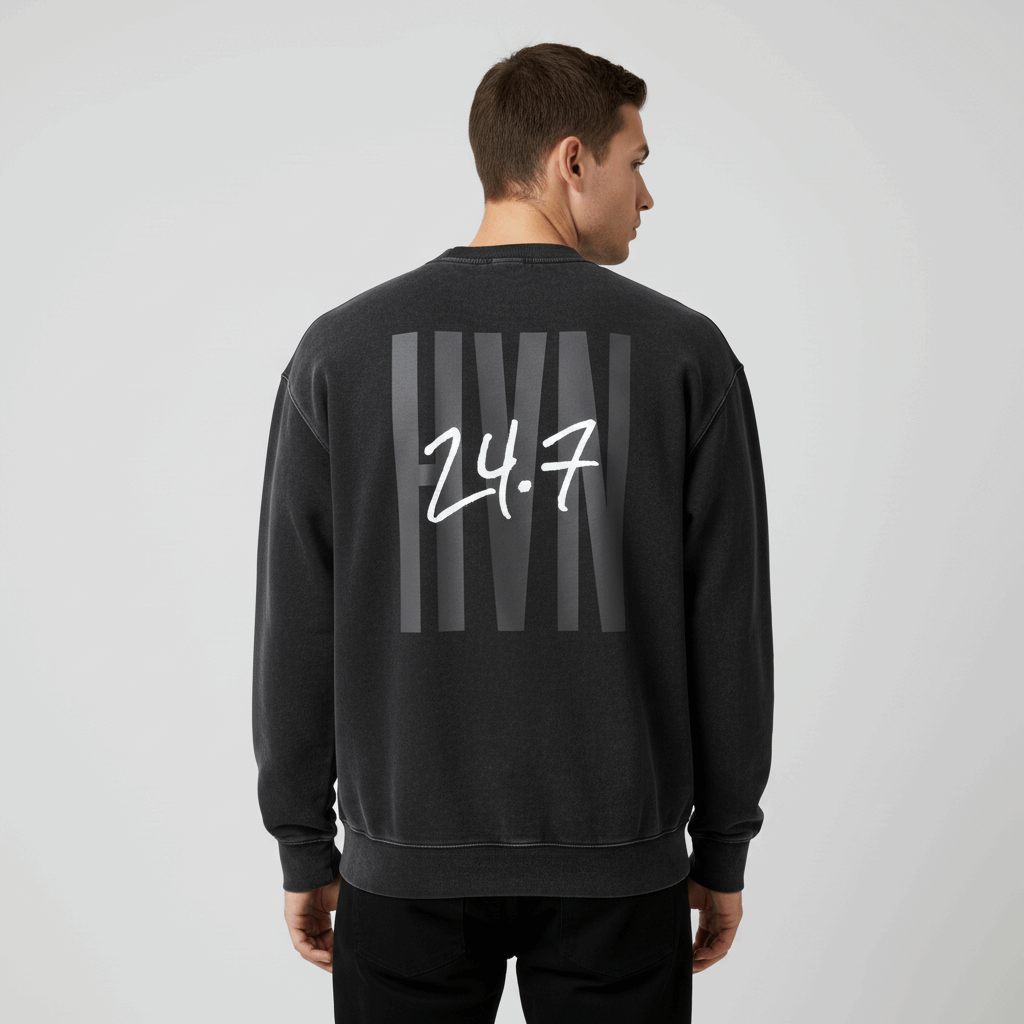 Drop Shoulder Crewneck Sweatshirt