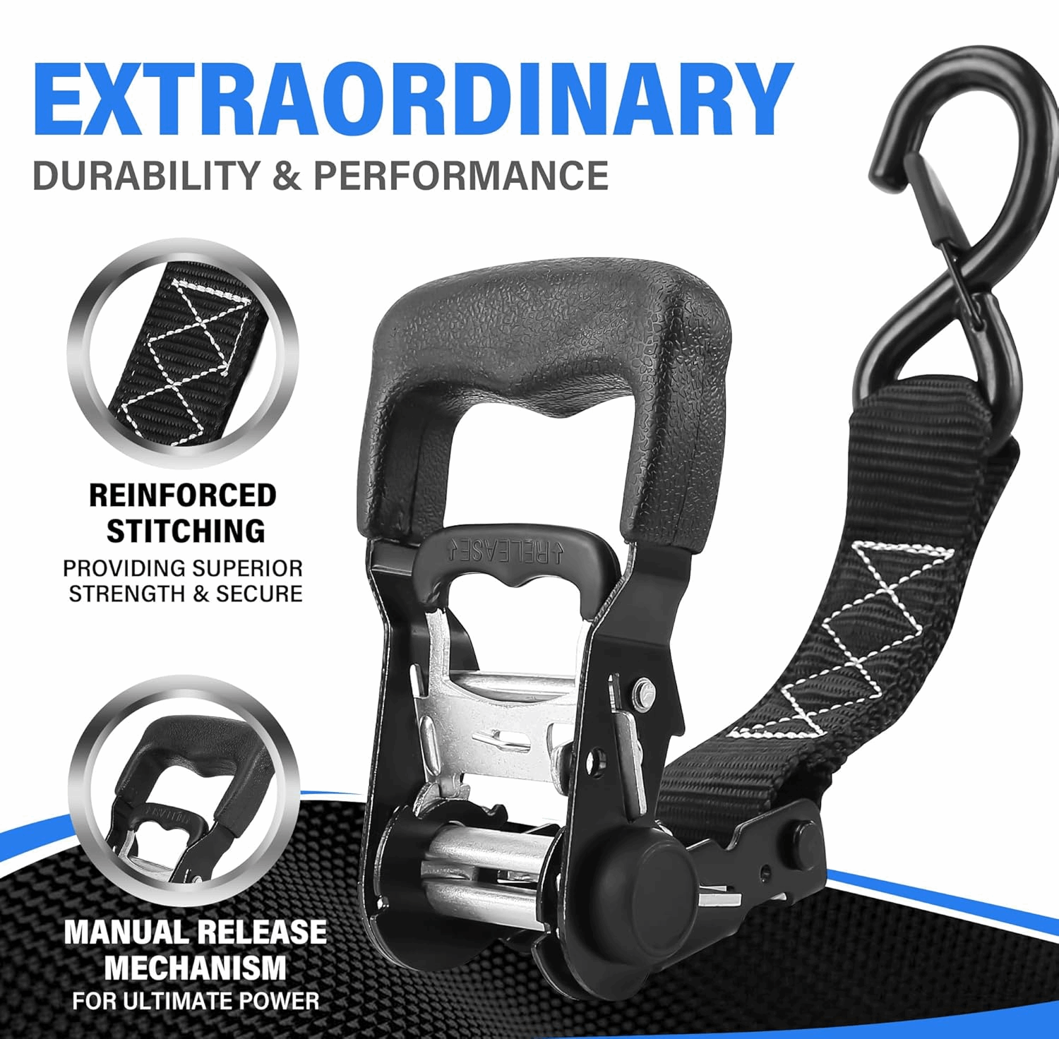 Dirt Bike Ratchet Straps